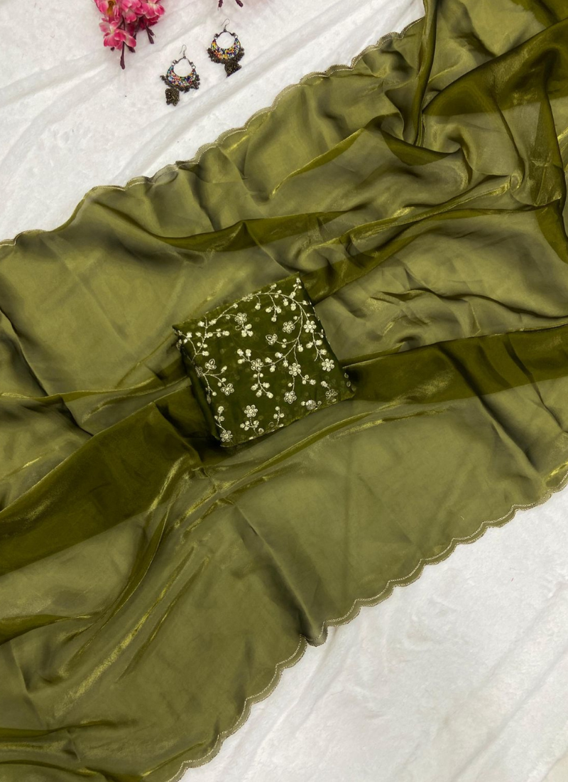 Soft jimmychoo Saree
