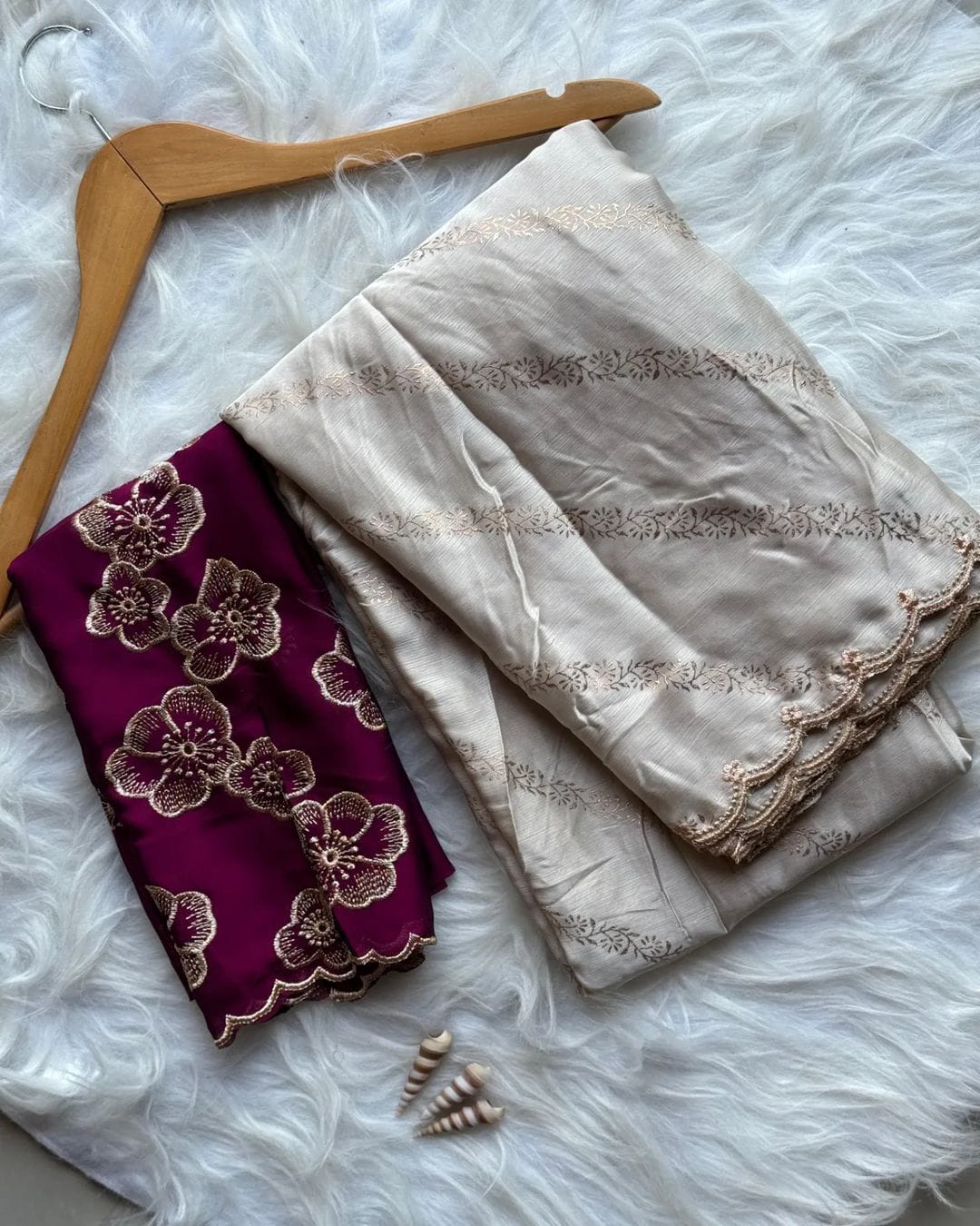 Satin Chiffon Saree