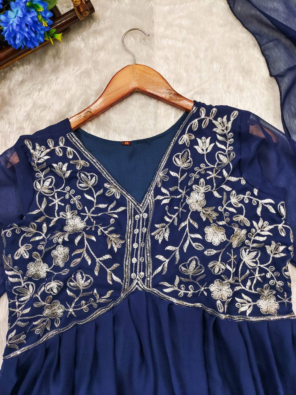 Anarkali Gown With Dupatta