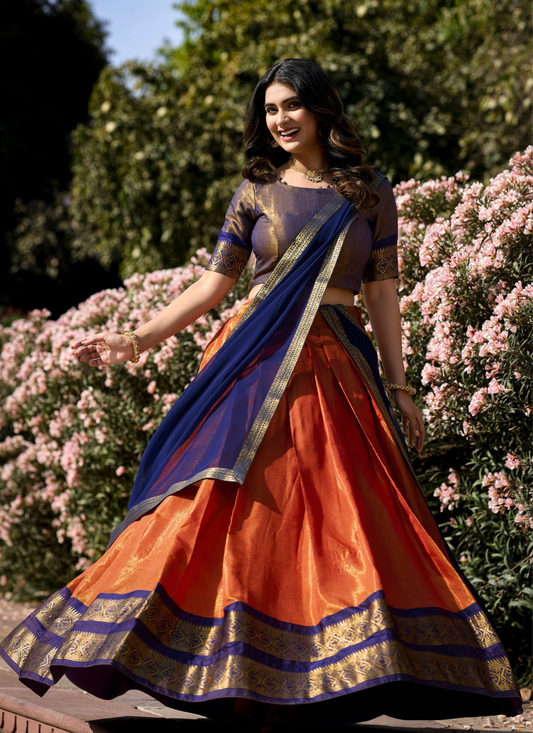 Kanchipuram Silk Lehenga Choli
