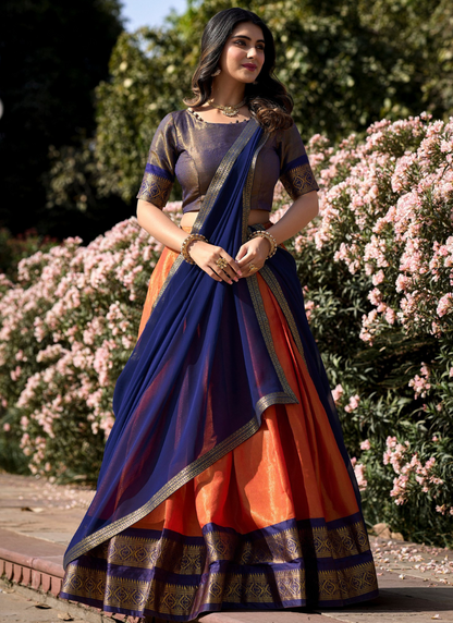 Kanchipuram Silk Lehenga Choli