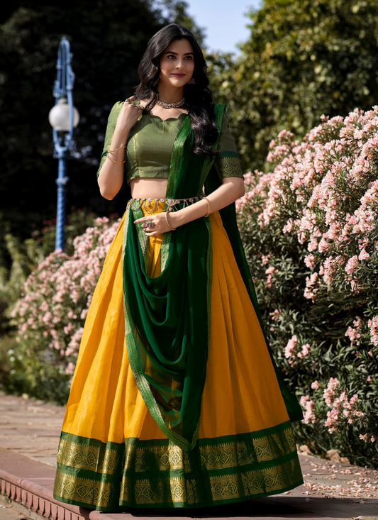 Kanchipuram Silk Lehenga Choli