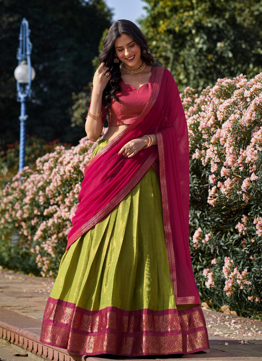 Kanchipuram Silk Lehenga Choli