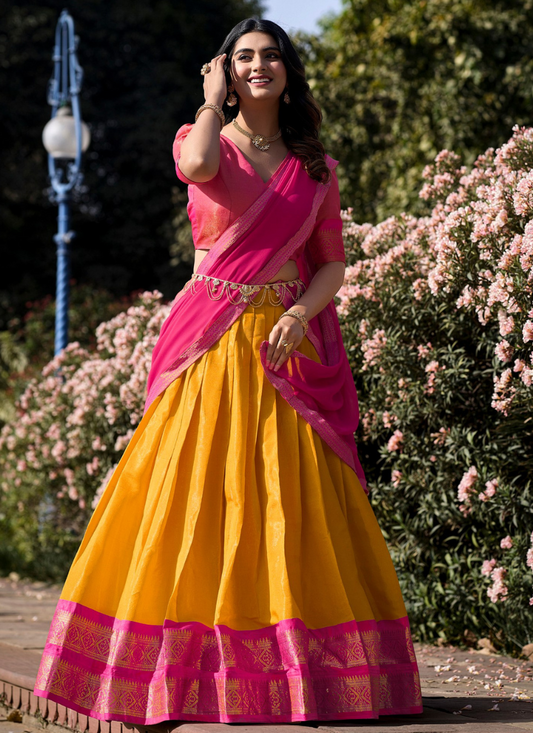 Kanchipuram Silk Lehenga Choli