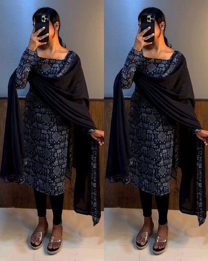 Designer Kurti With Dupatta