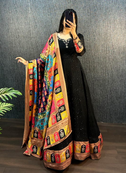 GOWN WITH DUPATTA