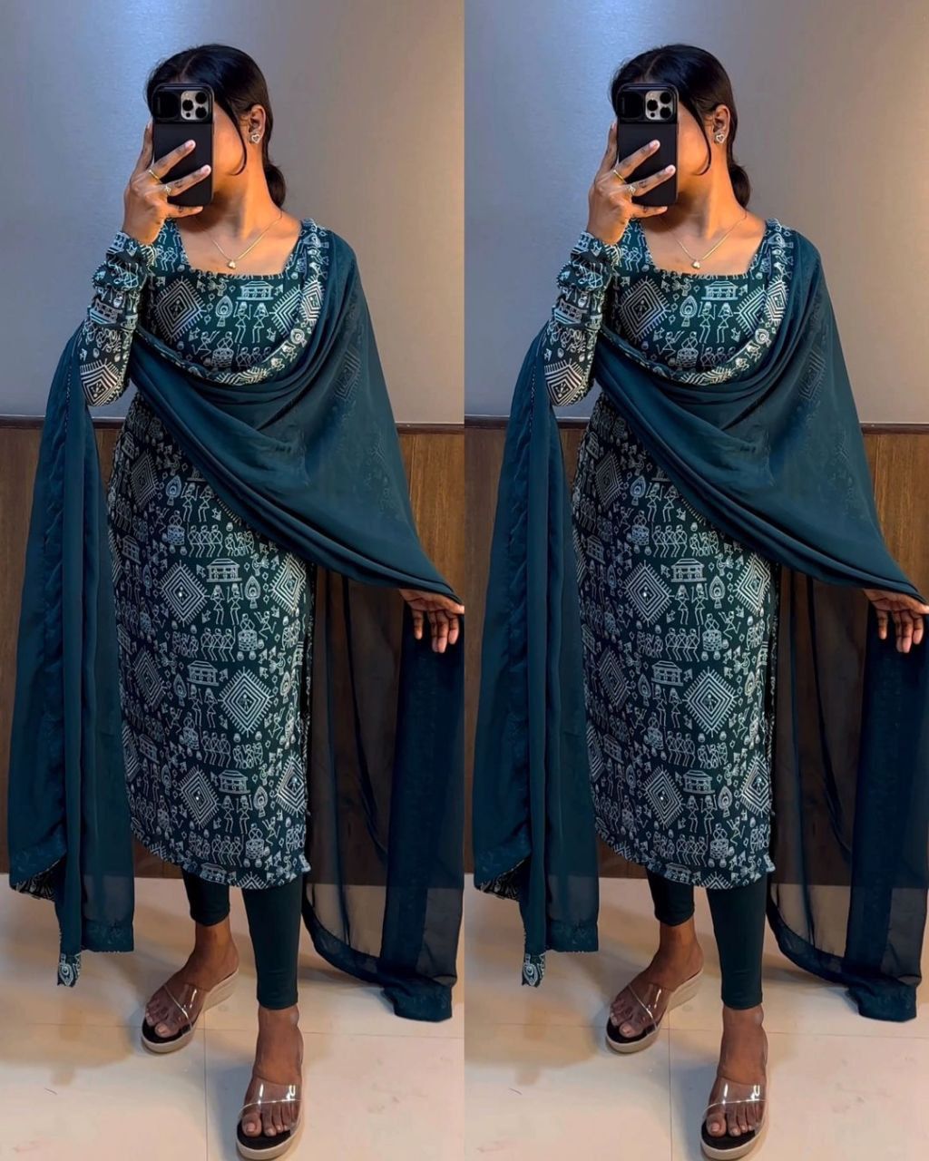 Designer Kurti With Dupatta