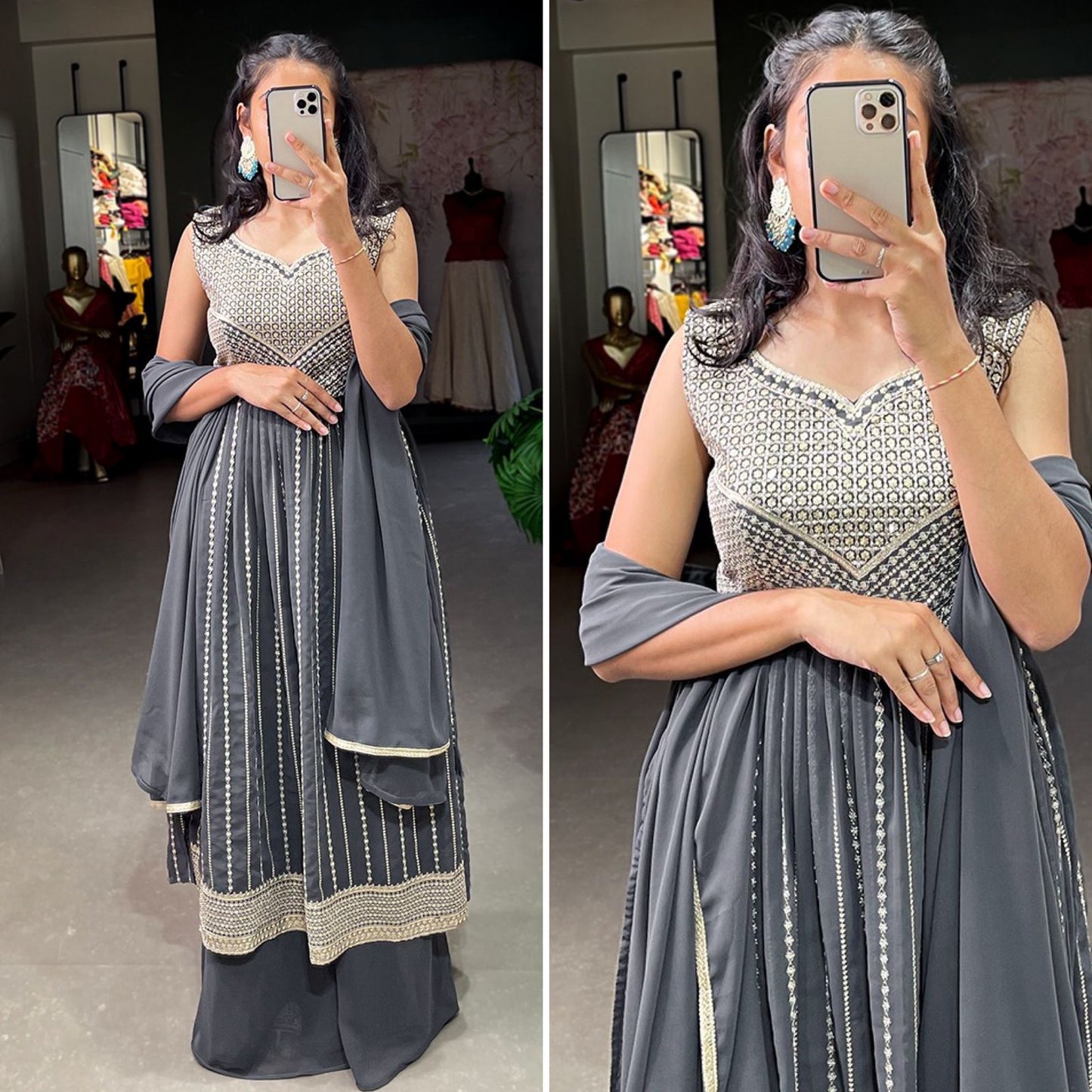Plazo kurti set(Naira style)