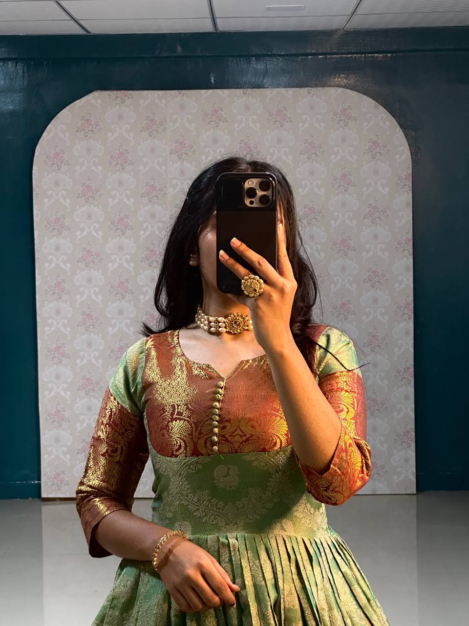 KANJIVARAM SILK GOWN