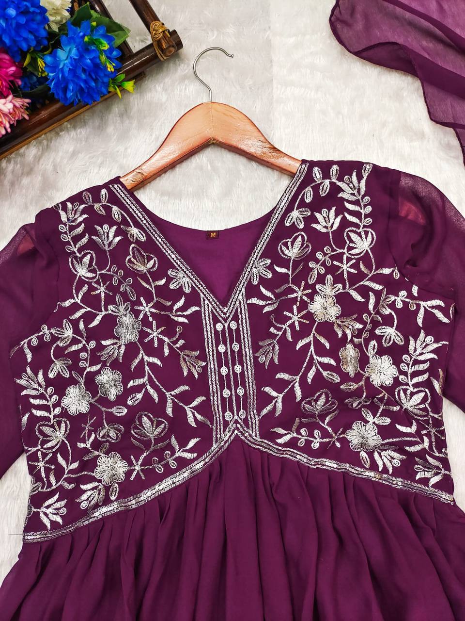 Anarkali Gown With Dupatta