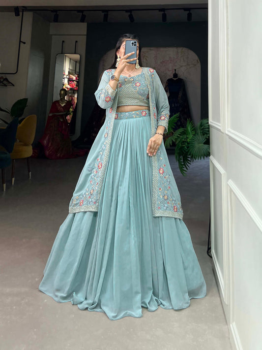 Indo-western Lehenga Choli