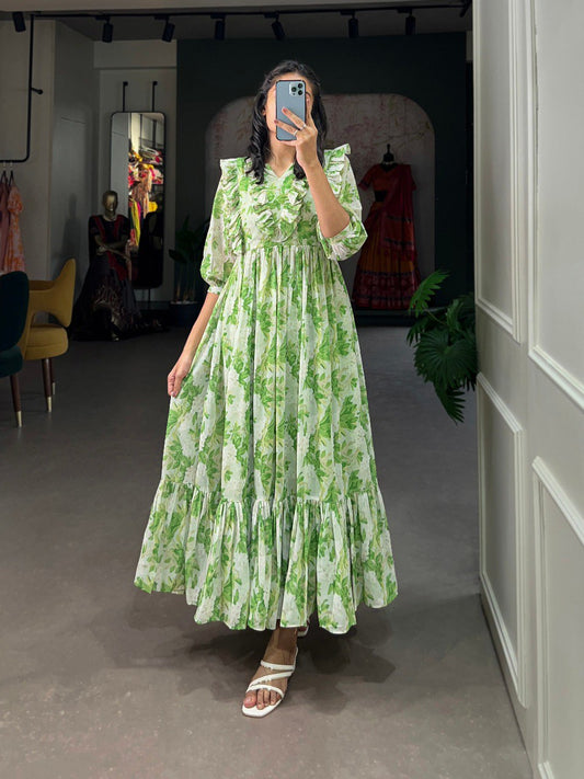 Floral print Maxi Dress for women